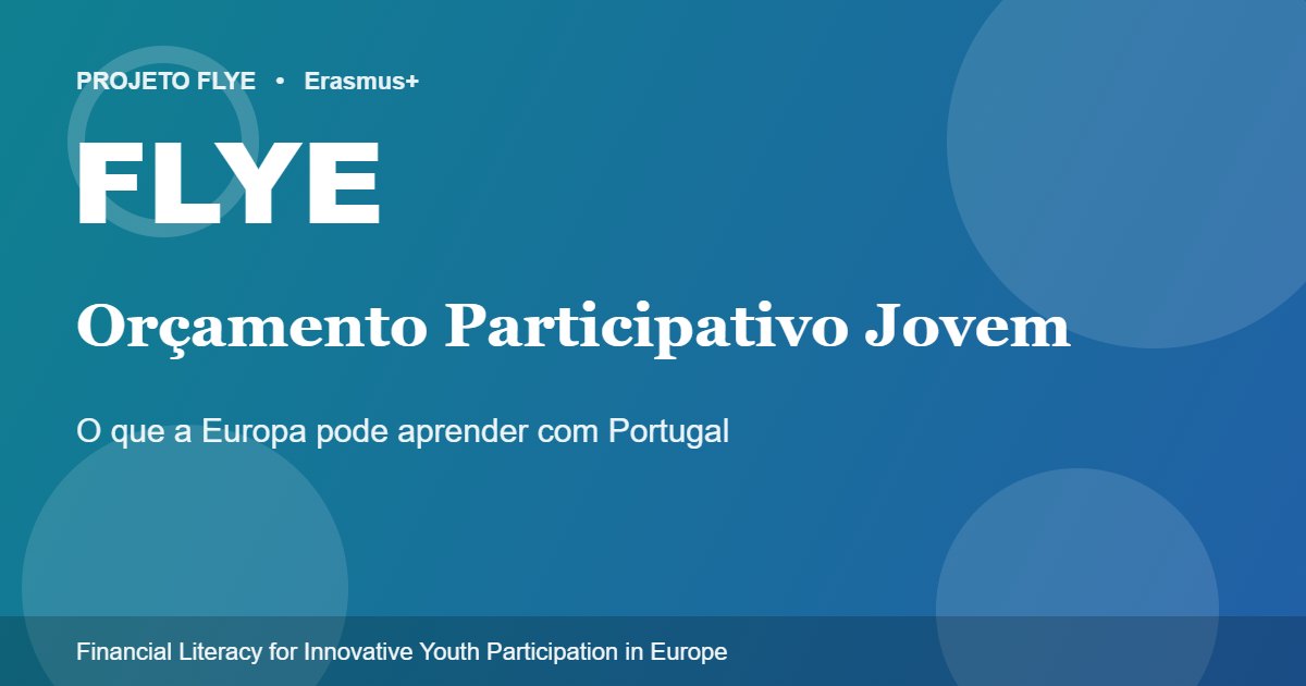O Que a Europa Pode Aprender com Portugal: Um Retrato do Orçamento Participativo Jovem em 15 Países